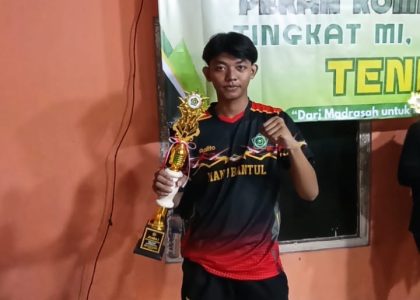 Siswa MAN 1 Bantul Juara 1 Tenis Meja Tunggal Putra Tingkat Provinsi