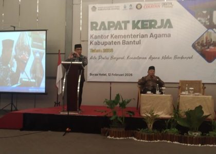 Kepala Kanwil Kemenag DIY Resmi Membuka Raker Kementerian Agama Kabupaten Bantul