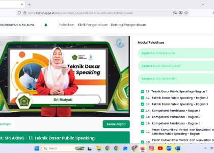 Sepuluh Guru MAN 1 Bantul Ikuti Diklat Online Pintar Kemenag Public Speaking