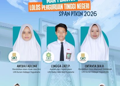 Tiga Siswa MAN 1 Bantul Lolos SPAN PTKIN 2026
