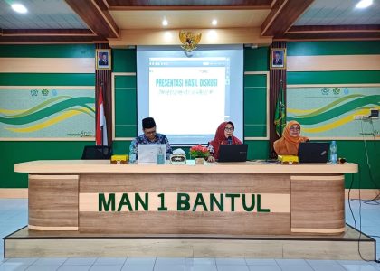 Perkuat Perencanaan Akademik, MAN 1 Bantul Gelar Pemaparan Draf Kurikulum Satuan Pendidikan (KSP) TA 2026/2027