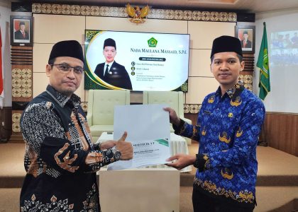 Guru MAN 1 Bantul, Nada Maulana Massaid, S.Pd., Raih Penghargaan Inovasi dari Kanwil Kemenag DIY