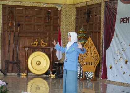 Ardelia Ariswandari, Siswa X E2 MAN 1 Bantul Pimpin Lagu Kebangsaan Indonesia Raya Dengan Penuh Khidmat