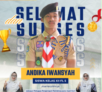 Murid MAN 1 Bantul Terpilih Bertugas Dalam Upacara Hari Pramuka di Lapangan Pasutan Bantul