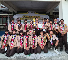 MAN 1 Bantul Raih Terbaik 1 Giat Prestasi Sangga Teraktif Putra dalam Perkamuda 2026