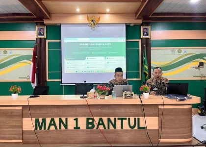 Selaraskan Evaluasi dan Mutu Pembelajaran, Tim Pelaksana ASTS Ganjil MAN 1 Bantul Gelar Rapat Koordinasi