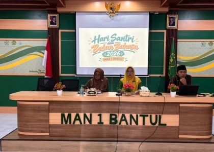 Matangkan Persiapan Hari Santri dan Bulan Bahasa, MAN 1 Bantul Gelar Rapat Koordinasi
